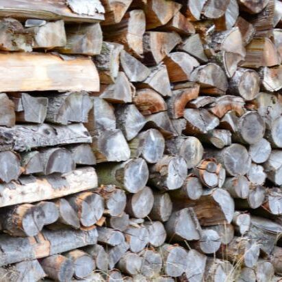 Face Cord Featured A face cord of wood sits next to a full cord of wood