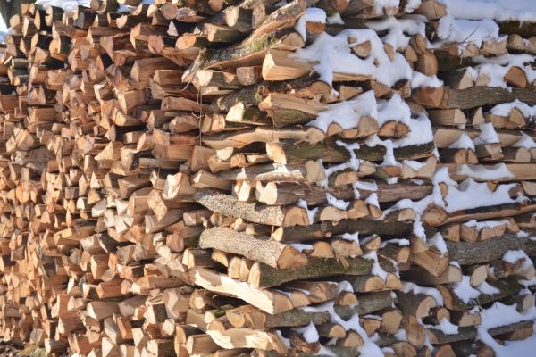 Stack of firewood for how to store firewood blog